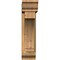 Ekena Millwork Imperial Traditional Rough Sawn Bracket w/ Offset Brace, Western Red Cedar, 6"W x 20"D x 24"H BKT0604X20X24IMP01RWR - alternate 3